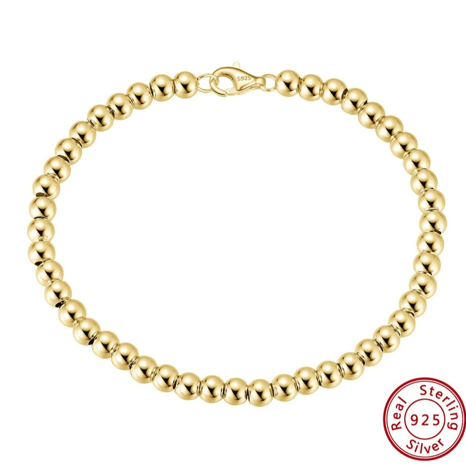minimalist women’s bracelet silver and gold finish