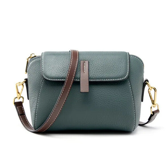 Styled for evening — vintage leather mini handbag