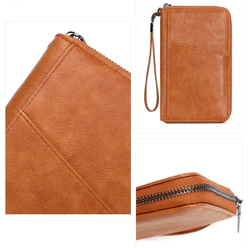 Stylish passport wallet with anti-theft RFID