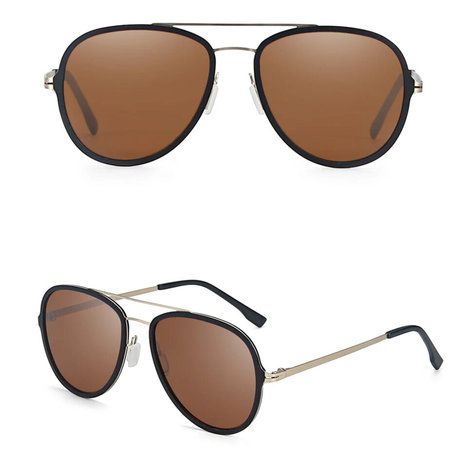 Classic women’s aviator sunglasses — polarised lenses & UV400 protection - Elegantia