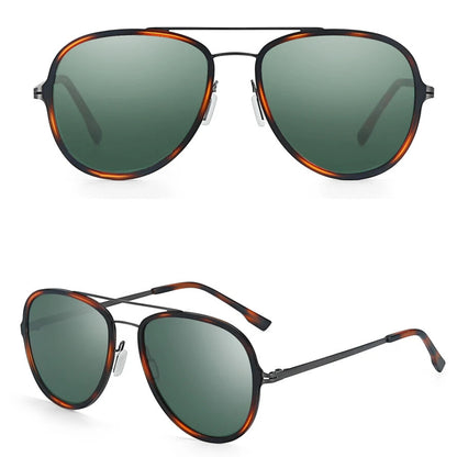 Lightweight aviator sunglasses for travel beach and driving