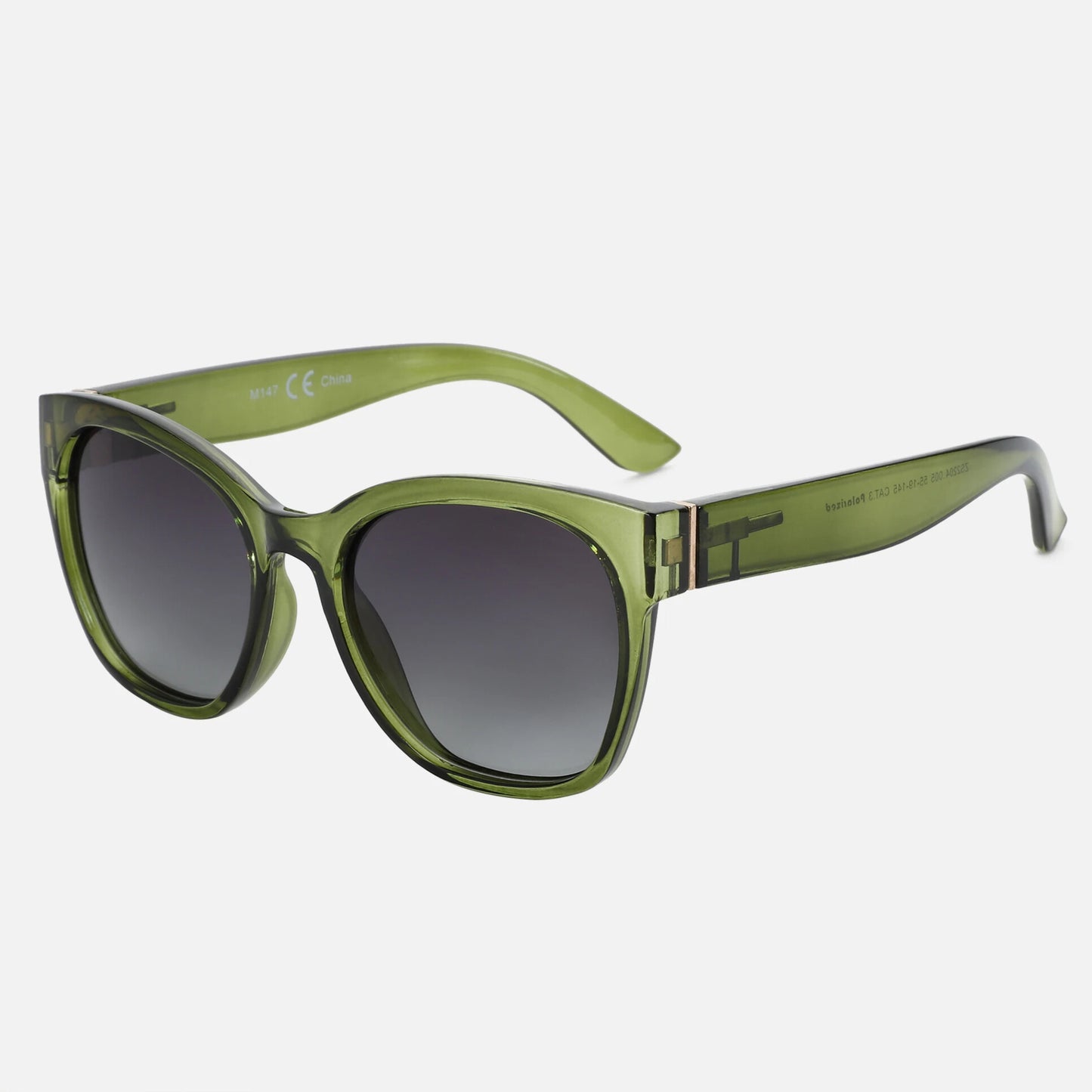 Luxury cat-eye sunglasses for women with TAC polarised lenses