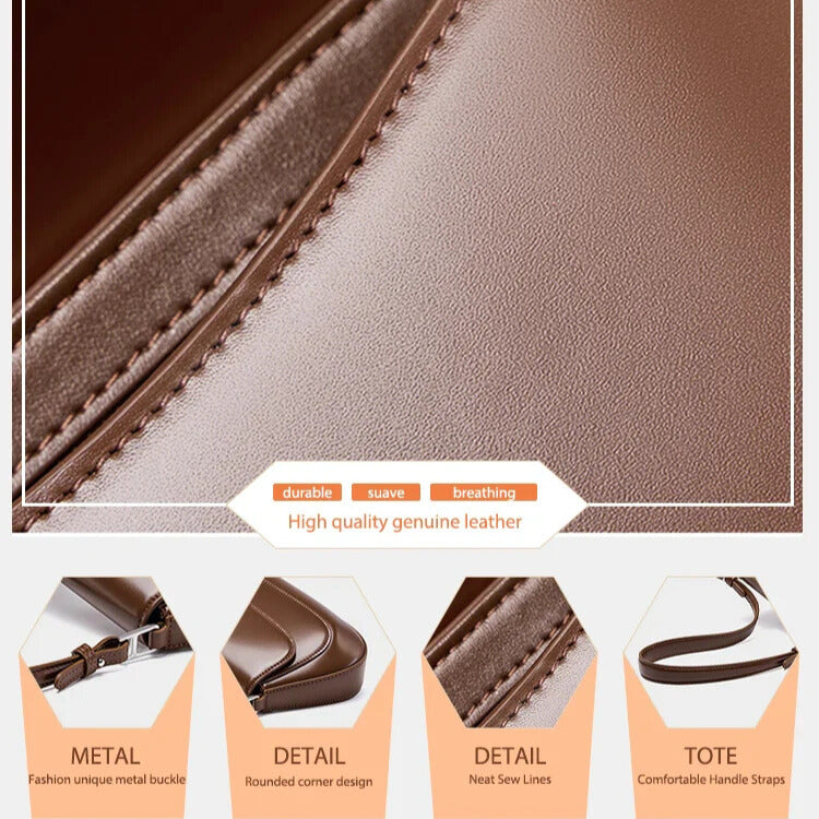 high quality crossboy bag for woman brown