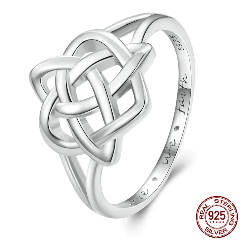 Real 925 sterling silver ring for woman