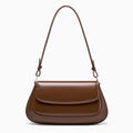 Aurora – Chic French Style Brown Leather Handbag