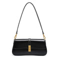 Elise – Charming Black Leather tote/Crossbody Bag