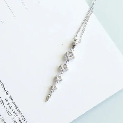 Macro detail of the cubic zirconia crystal back view