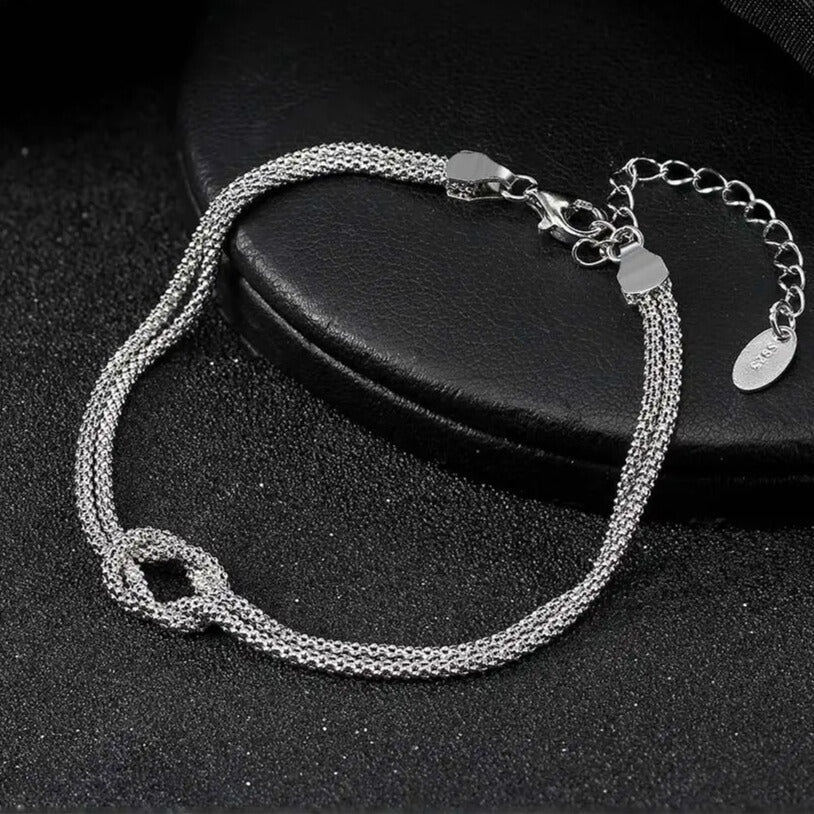 Hypoallergenic sterling-silver bracelet, everyday wear