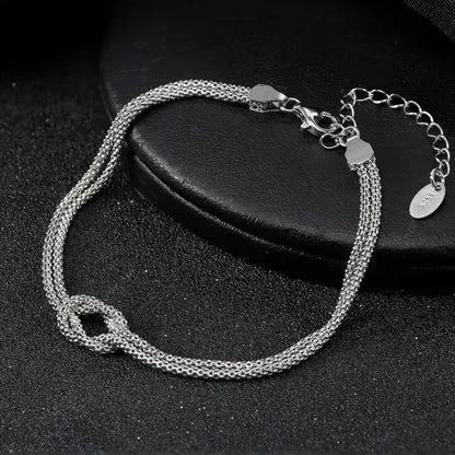 sterling silver textured bracelet elegant shine