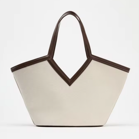 canvas tote bag for woman with minimalist design