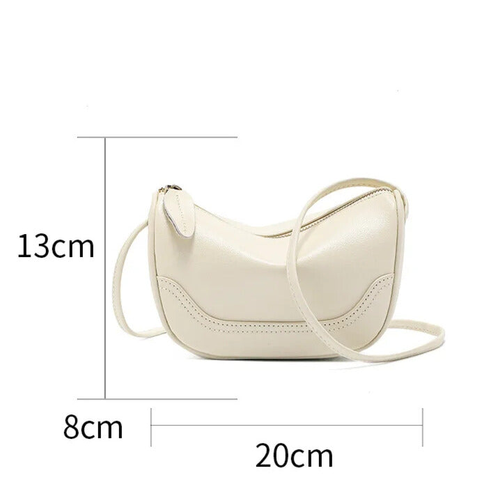 Vintage Charm - Leather Mini Bag - Elegantia