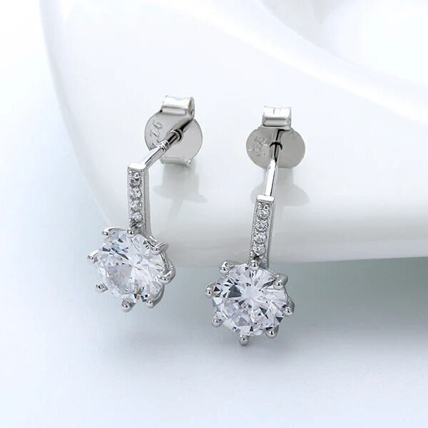 925 silver vintage long earrings uk