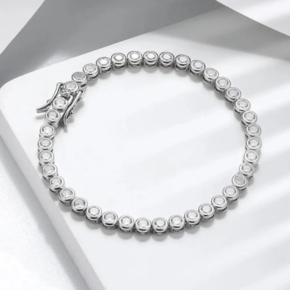 minimalist tennis bracelet daily wear luxury