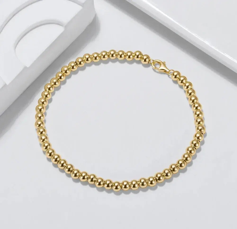 925 silver gold plated bracelet close up