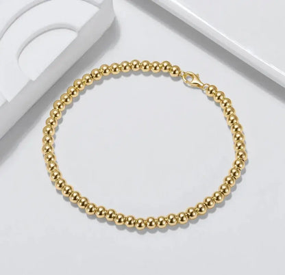 925 silver gold plated bracelet close up