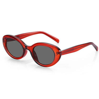 women’s red vintage sunglasses cat eye ultralight Elegantia