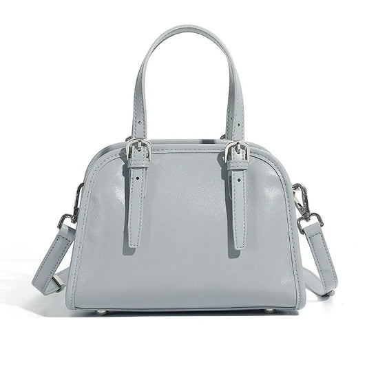 baby blue leather crossbody bag for woman