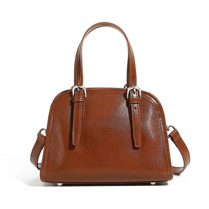 brown leather crossbody bag women