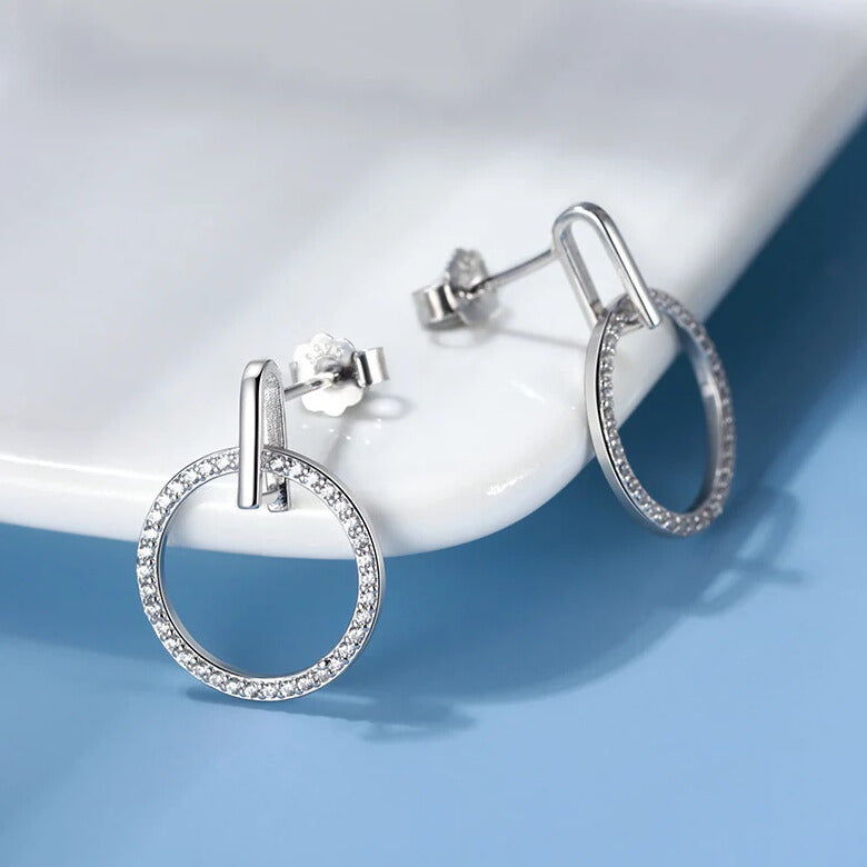 fine sterling silver hoops uk