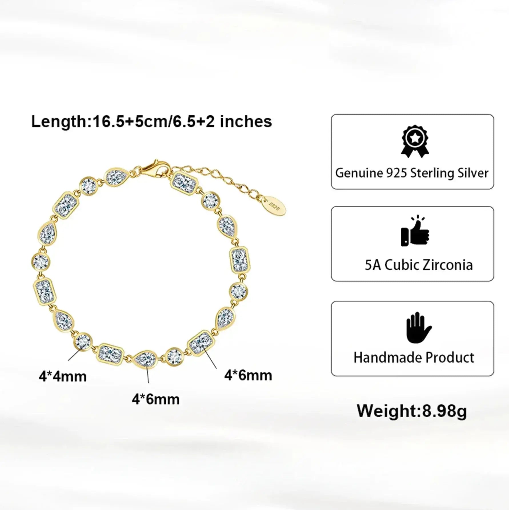 minimalist gold bracelet elegant design handmade product