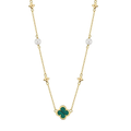 Four-Leaf Clover Pendant Necklace in Sterling Silver