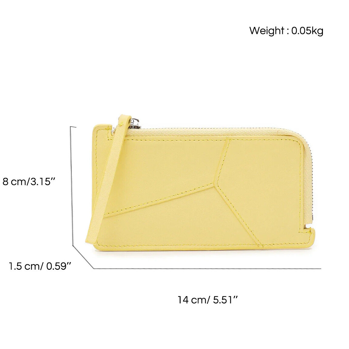 Small leather purse for women Elegantia