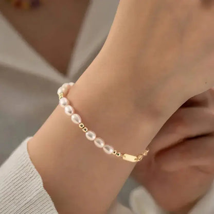 women’s elegant freshwater pearl wrist jewellery
