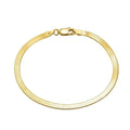 Herringbone Bracelet Gold – 925 Sterling Silver (3 mm)