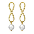 Grace Drop Pearl Earrings – 18K Gold Plated 925 Sterling Silver