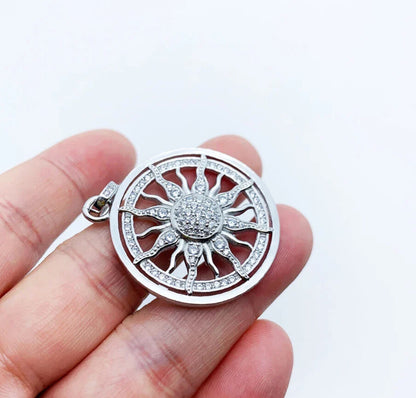 gift pendant 925 silver with zircon stone