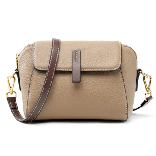 Compact geometric silhouette with flap pocket — women’s mini crossbody
