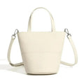 Belmont  Bucket Bag – Beige Leather Bag for Women