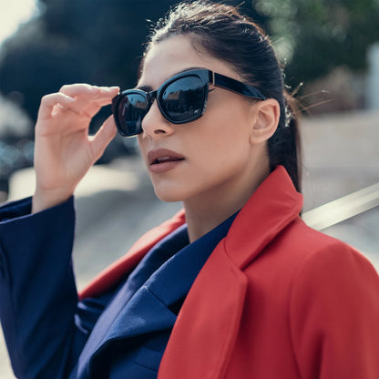 stylish cat-eye driving sunglasses for women polarised
