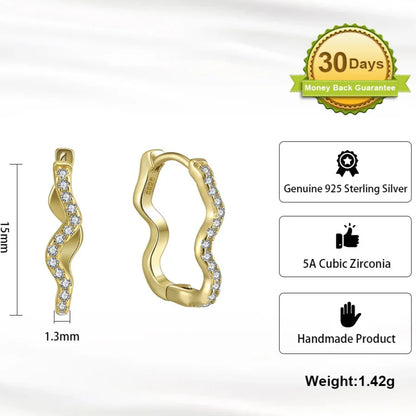 lightweight hypoallergenic gold hoops clasp detail