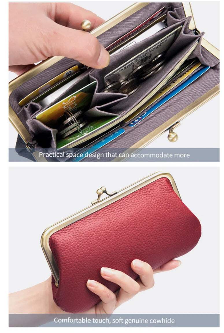 Fashion women’s kiss lock clutch Elegantia