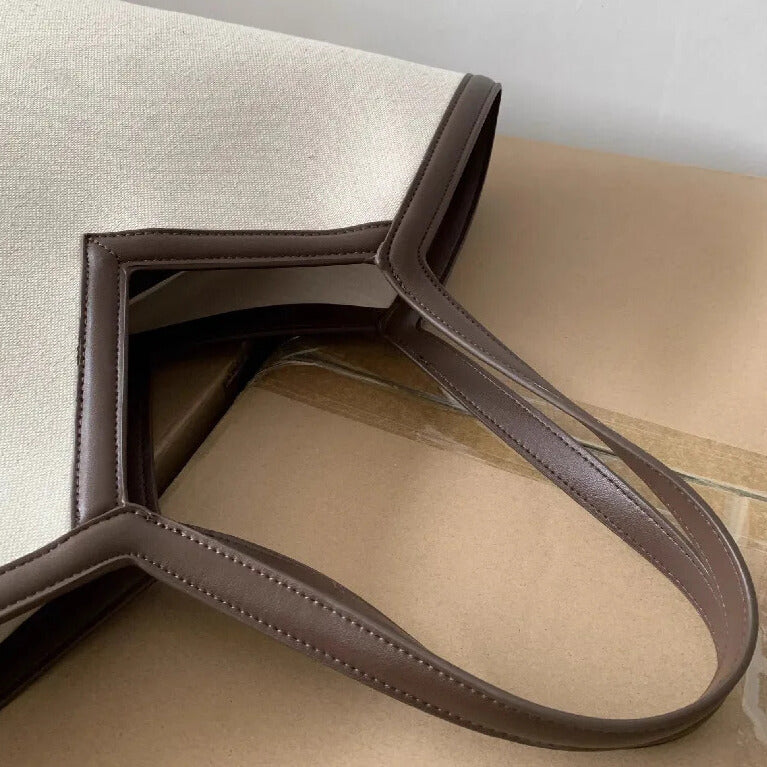 durable canvas tote bag for woman for work and travel