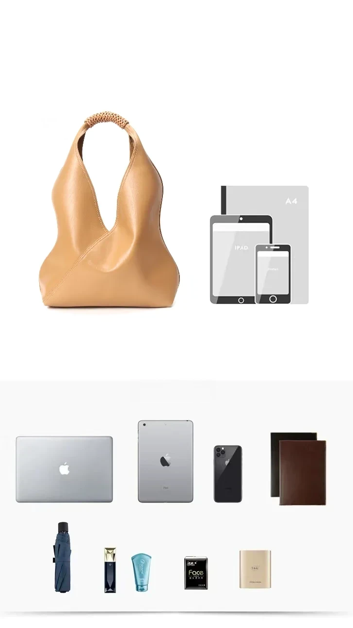 Luxury bucket bag for everyday use – office, travel, evening