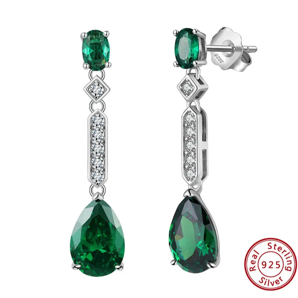 timeless sterling silver emerald jewellery