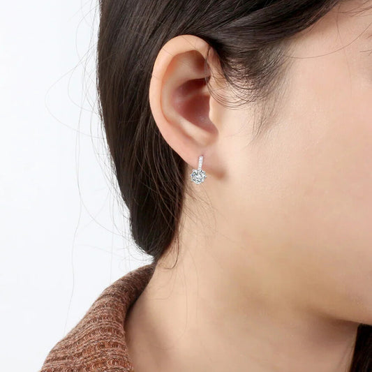 elegantia sterling silver long earrings