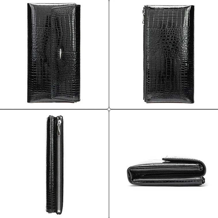 Stylish cowhide wallet for women