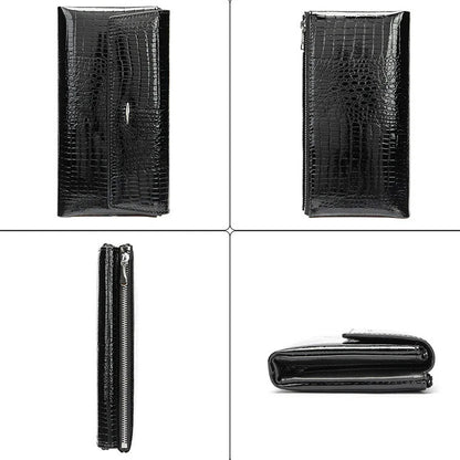 Stylish cowhide wallet for women