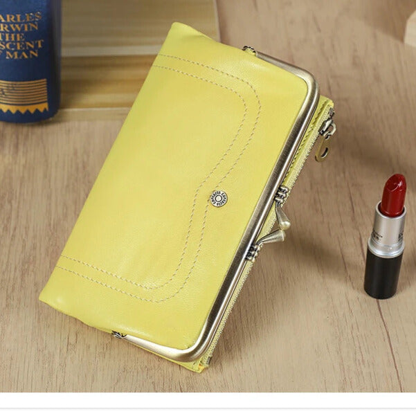 Luxury genuine leather women’s wallet Elegantia for gift