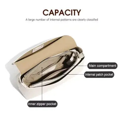 compact organised black leather purse with zip