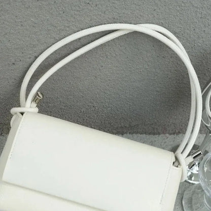 vintage baguette silhouette black handbag