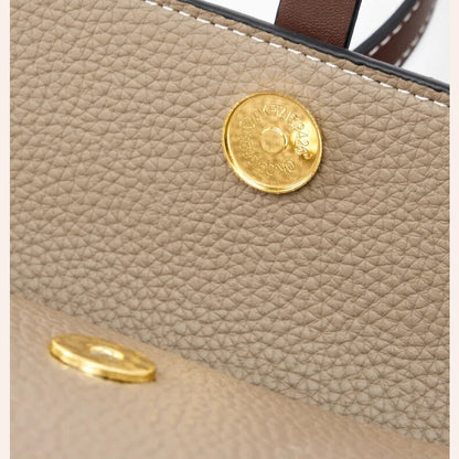 Styled for evening — vintage leather mini handbag