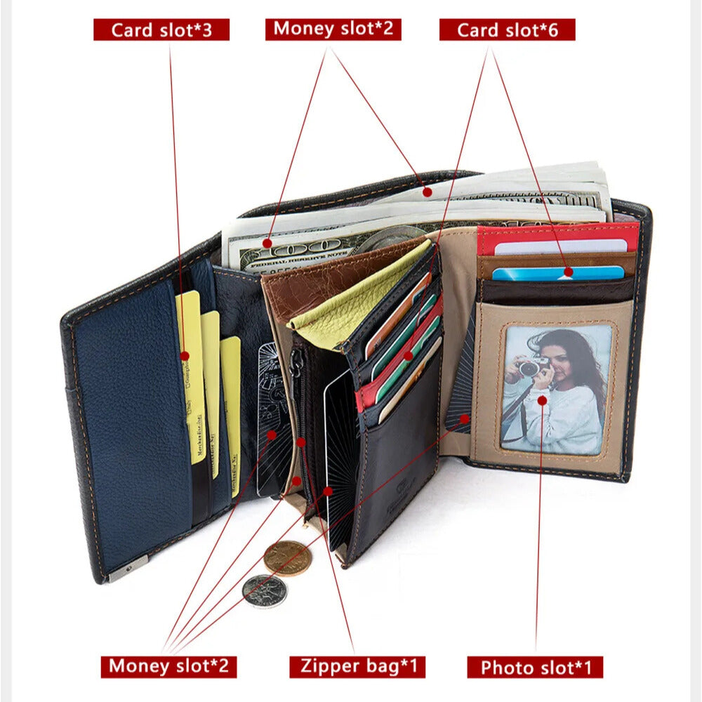Elegant patchwork leather purse for everyday use and special occasions
