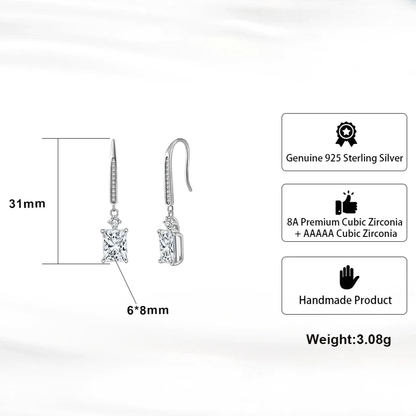 hypoallergenic nickel free sterling silver drop earrings