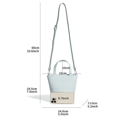 size lightweight beige bucket bag for women uk