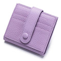Slim Genuine Leather Wallet – Lightweight Cowhide Card Holder