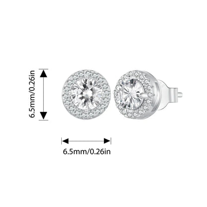 lightweight hypoallergenic silver earrings elegantia size